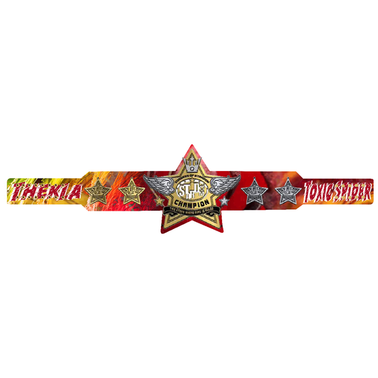 Custom Megan Bayne and Thekla Stardom Championship Belt 2mm Brass 