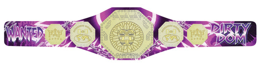 Custom Dirty Dom Dominik Mysterio AAA Mega Championship Belt Wrestling Title Diecast
