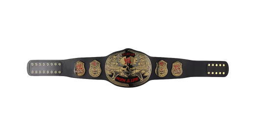 Smoking Skull Stone Cold Steve Austin Championship Belt 2mm Brass