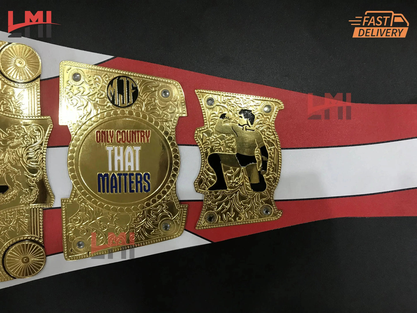 AEW MJF American Championship Belt 4mm Brass