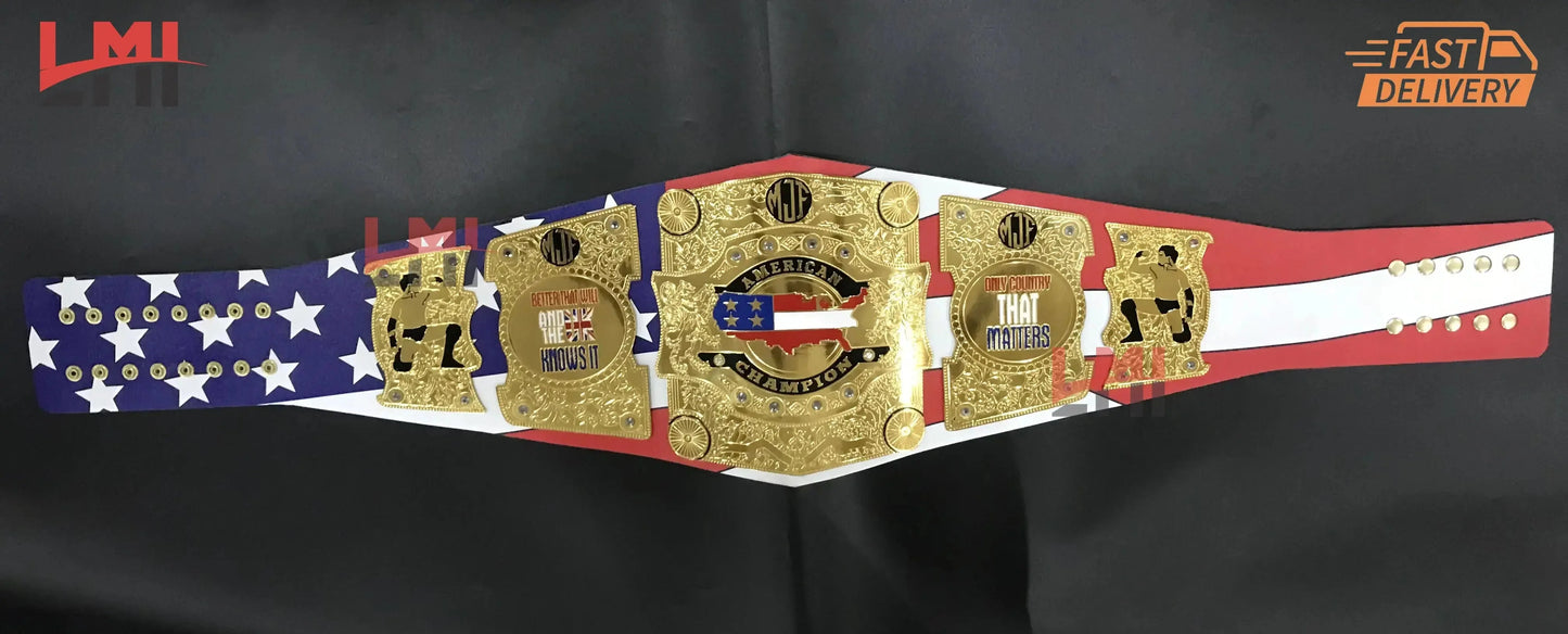 AEW MJF American Championship Belt 4mm Brass