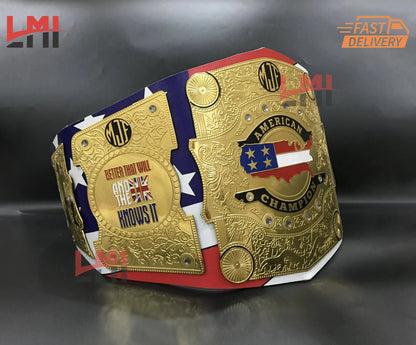 AEW MJF American Championship Belt 4mm Brass