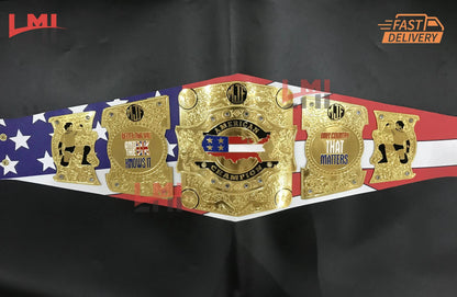 AEW MJF American Championship Belt 4mm Brass