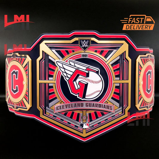 Cleveland Guardians WWE Legacy MLB Championship Belt 2MM Brass