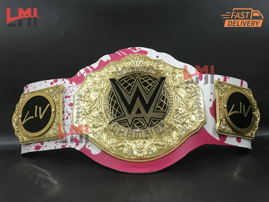 Custom Liv Morgan Women's World Heavyweight Championship Belt