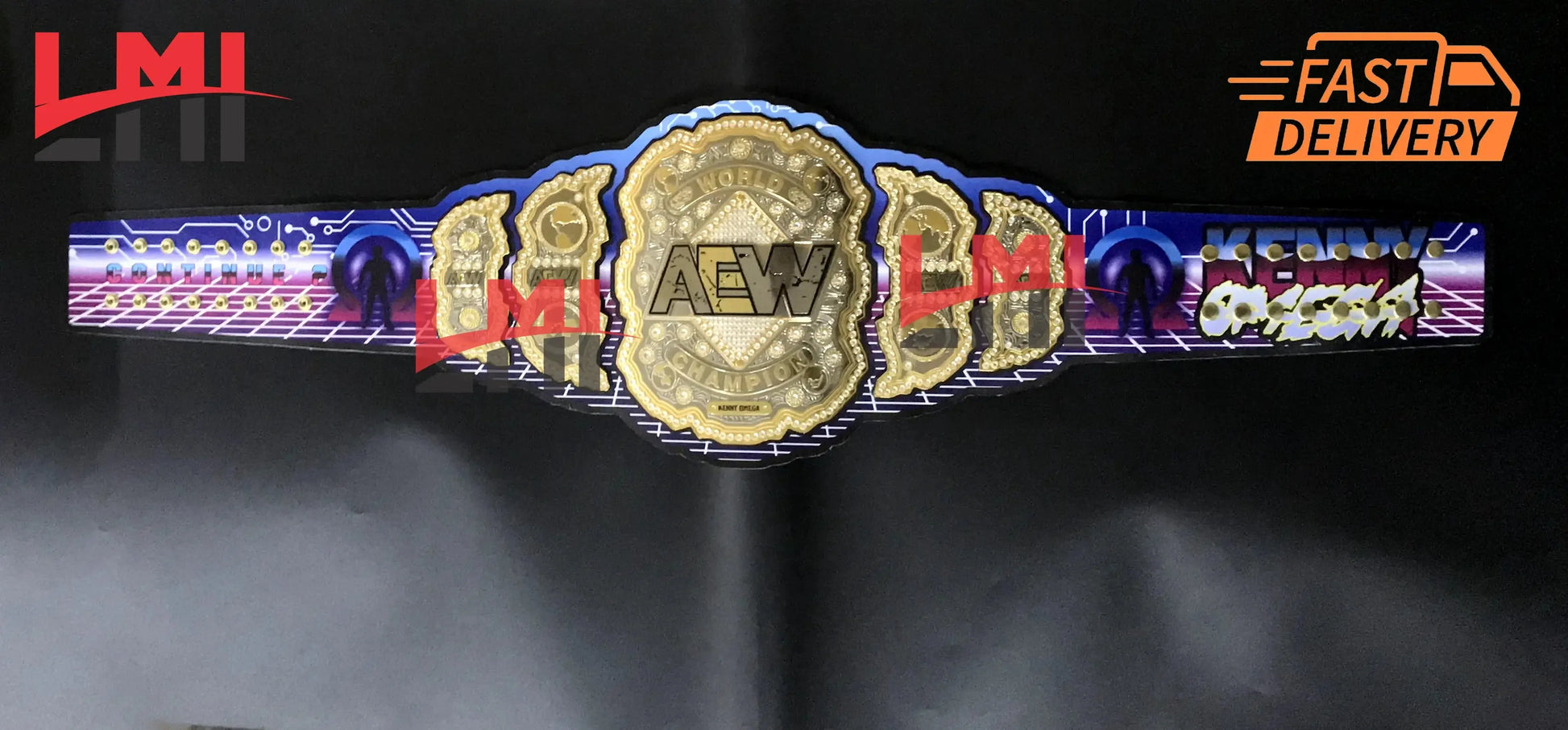 Kenny Omega Custom AEW World Heavyweight Championship Belt