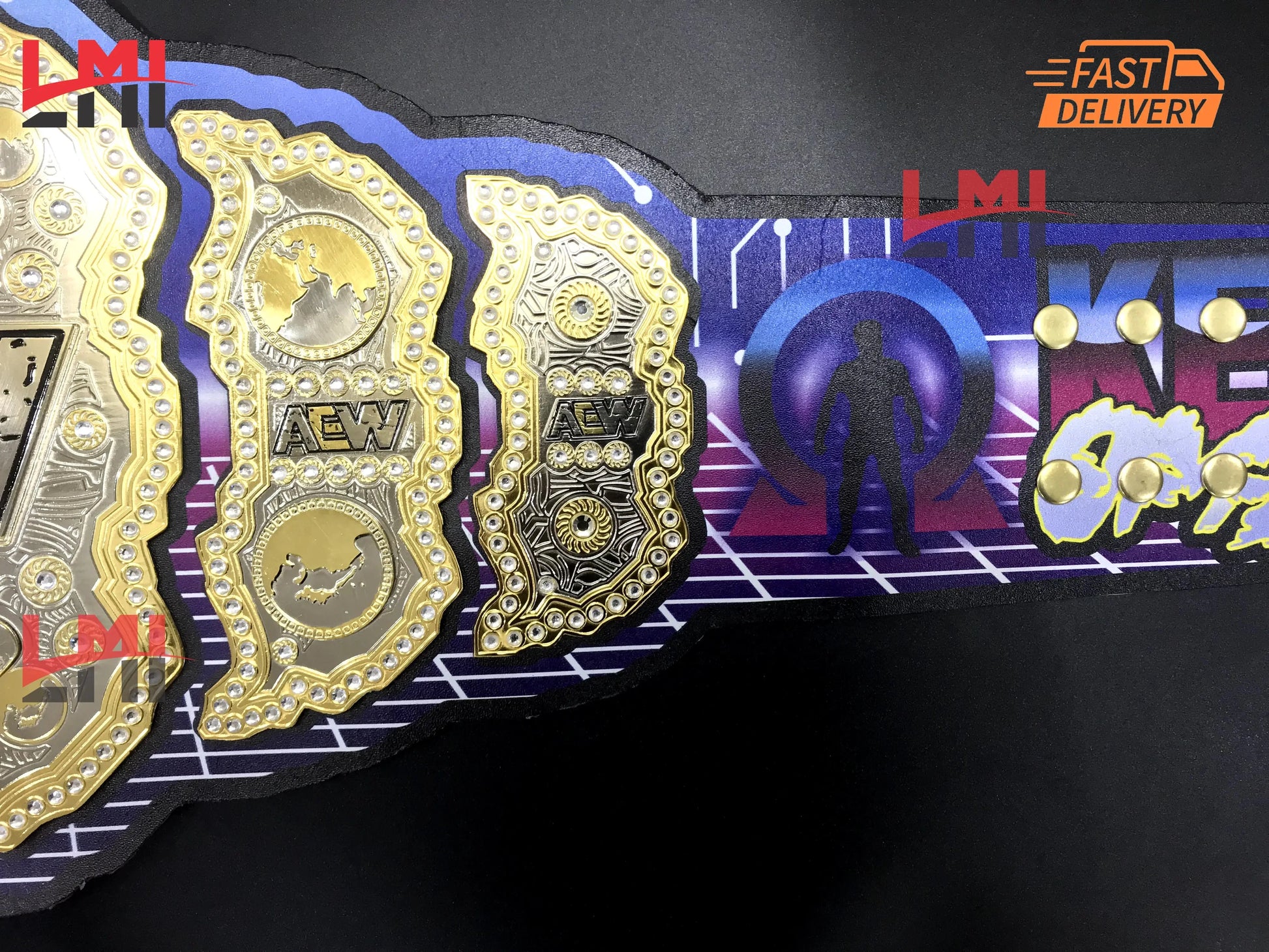 Kenny Omega Custom AEW World Heavyweight Championship Belt