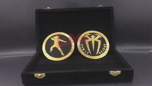 WWE Roman Reigns Signature Black Side Plates 4mm
